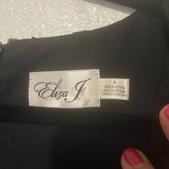 Eliza J Velvet‎ Burnout Floral High Low Dress - Picture 5 of 10